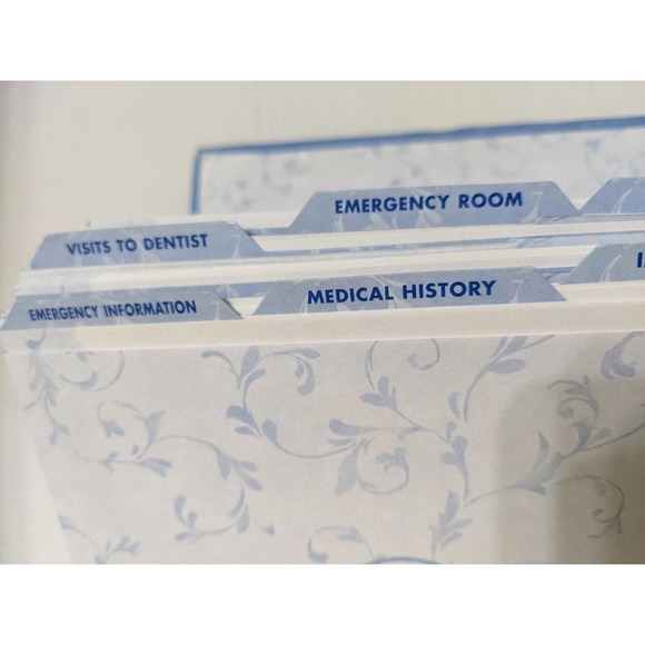 Vintage 2004 Gibson blue medical journal folder organizer - Picture 4 of 7